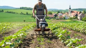 Plevelení slunečnice: Kypření pomáhá lépe zvládnout plevel jako je lipnice na mé slunečnici